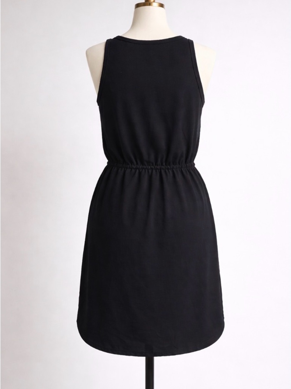 Athleta Black Sleeveless Elastic-Waist XL Dress - Picture 2 of 4